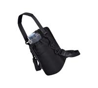 NVOQILIN Versátiles bolsas aisladas para bebidas, correa cruzada ajustable y almacenamiento de dispositivos para campistas, excursionistas, botella de agua de nailon multifuncional, Black, One Size
