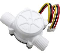 NVSFZGIYG 1 Uds 1/2 3/4 2 Pulgadas DC 5-18V Sensor de Flujo Agua caudalímetro Flujo Hall Control Agua Interruptor líquido(44928)