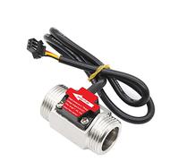 NVSFZGIYG 1 Uds 1/2 3/4 2 Pulgadas DC 5-18V Sensor de Flujo Agua Flujo Acero Inoxidable Control Agua Interruptor líquido(44989)