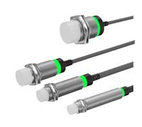 NVSFZGIYG 1 Uds Interruptor de proximidad M12 Larga Distancia 3 Cables Sensor M8 M18 M30 Soportes inductivo inducción Metal(M12 Embedded,NPN-Normally Open)