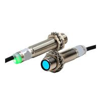 NVSFZGIYG 1 Uds M12 20m Sensor láser de detección Trabajo Seguridad a través del Interruptor proximidad Haz J12-T(NPN NO)
