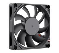 NVSFZGIYG 2 uds 8cm 24V DC 12V 80mm x 15mm Doble rodamiento de Bolas Caja PC Ventilador axial refrigeración 80 * 80 * 15mm 8015 refrigerador del radiador silencioso Pines