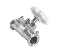 NVSFZGIYG DN10/15/20/25/32/40 x 0,5 "1,5" válvula de diafragma Sanitaria Triple Abrazadera SUS316L Diario Cerveza casera Acero Inoxidable(DN15)