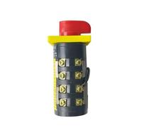 NVSFZGIYG Interruptor de Transferencia Universal 3 Posiciones, 380 V, 10 A, 4 Polos, Interruptor Leva rotatorio, selector Manual HZ5B-10/4 M08
