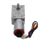 NVSFZGIYG Motor de CC con codificador Engranaje helicoidal, autoblocante, Alta Velocidad, Reductor Engranajes ángulo Recto y Bajas revoluciones(Motor Only,6R-12V)