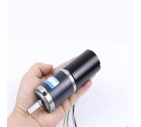 NVSFZGIYG Motorreductor de CC sin escobillas 42GP-4260 12 V, 30 W, 24 y 40, con Gran par Velocidad Ajustable, Engranaje planetario en Sentido horario antihorario(12V Motorand Bracket,71RPM)