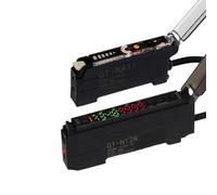 NVSFZGIYG Sensor de Fibra óptica M3 con Aguja, Codo Largo, reflexión difusa, Interruptor Amplificador Coaxial no, 1 Uds(DN10 NPN)