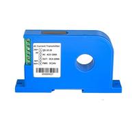 NVSFZGIYG Transductor de transmisor Corriente DC24V 0 a 100A 200A 300A Efecto Transmisor CA 4-20mA 0-10V Salida RS485 0-600A(20mm Hole,Input AC 0-50A-0-5V)