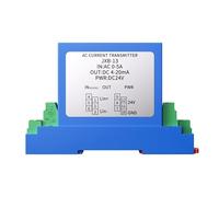 NVSFZGIYG Transmisor de Corriente Transductor 4-20 mA 0-10 V 0-5 RS485 0-1 A 0-2 A A 0-20 A AC DC Convertidor Sensor(AC 0-10a,4-20MA-DC24V)