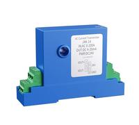 NVSFZGIYG Transmisor de Corriente Transductor CA 4-20 mA 0-10 V 0-5 RS485 CC 0-30 A 0-50 A 0-100 A 0-150 A Convertidor Sensor(Input AC 0-30a,1-5V-DC24C)