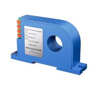 NVSFZGIYG Transmisor de Corriente Transductor DC24V Convertidor 0-100A 0-200A 0-300A 0-500A 4-20mA 0-10V 0-5V 1-5V RS485 Sensor AC DC(Input DC 0-500a,4-20MA-DC24V)