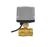 NVSFZGIYG Válvula de Bola motorizada Paso Total Latón IP65 Impermeable 1/2 "3/4" 1 "Hilo Femenino 3 o 2 Cables 220 V 110 24 12(110VAC-CR02,0.75 Inch)