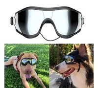 NVTED Gafas de Sol para Perro, protección UV, protección contra el Viento, protección contra el Polvo, protección contra la Niebla, Gafas de protección para Mascotas, protección de Ojos con Correa