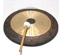 NVUQCKWZ Gong De Bronce, Sonido Relajante, Seleccionado A Mano por Su Calidad, Hermoso Brillo, Ideal For Exteriores, Patios Y El Hogar.(24 Inch)