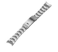 NVVVNX Correa de reloj para Rolex SUBMARINER DAYTONA - Correa de reloj de acero inoxidable con cierre de botón, accesorios para hombre, 21mm, Ágata