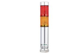 NVVVNX Luz LED en miniatura de advertencia de 1/2/3/4/5 capas, sirena de voz impermeable 12 V, 24 V, 220 V, para equipos, alarma sonora con zumbador (220 V, 2 capas)