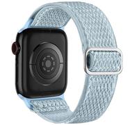 NVVVNX Para Apple Watch 10 correas de reloj 44 mm, 45 mm, 42 mm, 49 mm, 41 mm, 40 mm, 38 mm para mujeres y hombres, bandas deportivas elásticas de nailon suave con bucle individual para IWatch SE Seri