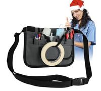 NVYAZJ Bolsa de Almacenamiento Multifuncional para Enfermera, Kit médico, práctica riñonera con cinturón de 65cm a 120cm, Bolsa de enfermería, Bolsillo utilitario, Bolsa de Almacenamiento