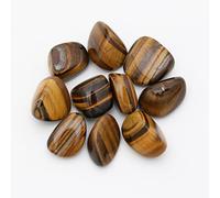 Nvzi 10 Paquetes Pulidos Tiger's Eye Stones Natural, Minerales De Coleccion, Minerales Y Piedras Preciosas, Cristales Curativos, Piedras Chakras, Piedras Energeticas, Comprar Piedras Naturales
