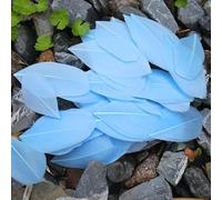 Nvzi 100 plumas de manualidades de 1.96 a 3.14 pulgadas, plumas decorativas suaves para manualidades, decoración del hogar, azul cielo claro