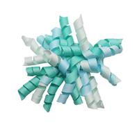 Nvzi 2 lazos para el pelo para niños y adolescentes, cinta elástica rizada, soporte para cola de caballo, accesorios para el cabello, A01