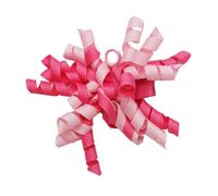 Nvzi 2 lazos para el pelo para niños y adolescentes, cinta elástica rizada, soporte para cola de caballo, accesorios para el cabello, A06