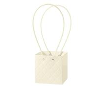 Nvzi 5 bolsas de regalo de flores para el día de la madre, bolsa de papel portátil con asa, cajas de flores impermeables para arreglos, bolsa de regalo de floristería, 4.5 x 4.1 x 4.7 pulgadas