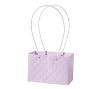 Nvzi 5 bolsas de regalo de flores para el día de la madre, bolsa de papel portátil con asa, cajas de flores impermeables para arreglos, bolsa de regalo de floristería, 4.5 x 3.9 x 4.7 pulgadas