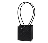 Nvzi 5 bolsas de regalo de flores para el día de la madre, bolsa de papel portátil con asa, cajas de flores impermeables para arreglos, bolsa de regalo de floristería, 4.5 x 4.1 x 4.7 pulgadas (color