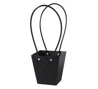 Nvzi 5 bolsas de regalo de flores para el día de la madre, bolsa de papel portátil con asa, cajas de flores impermeables para arreglos, bolsa de regalo de floristería, 4.7 x 3 x 4.9 pulgadas (color