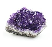 Nvzi Cristales de amatista,racimo de amatista,racimos de amatista para la brujería,cristal de amatista,amatista en bruto,cristales de cueva geodítica de amatista natural y piedras curativas(0,5 lb)