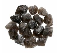 Nvzi Cristales de cuarzo fumado,cristales y piedras curativas, rocas para abrillantado,cristal de amatésis,lotes de cristales en bruto,cristal de calcita para decoración,usos wicca,reiki(1 libra)
