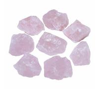 Nvzi Cristales de cuarzo rosa crudo a granel, piedras preciosas y cristales reales, rocas y minerales, cristales curativos, cristales de cuarzo y piedras curativas, Cuarzos Originales De Energia Y