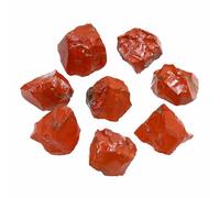 Nvzi Cristales de piedra de jaspe rojo crudo a granel, piedras preciosas y cristales reales, rocas y minerales, cristales curativos, cristales de cuarzo y piedras curativas, Cuarzos Originales De