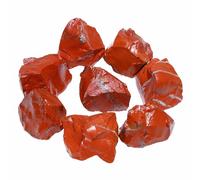 Nvzi Cristales de piedra de jaspe rojo, lotes de cristales, cristales y piedras curativas, rocas para pulir, cristales de amatista, lotes de cristales en bruto,usos wicca, reiki, chakra (1 libra)