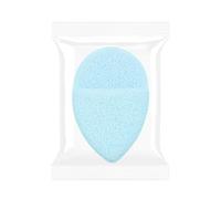 Nvzi Exfoliante facial, esponjas faciales para lavado facial, almohadillas exfoliantes reutilizables para eliminar el maquillaje, paquete de 5, azul, A27