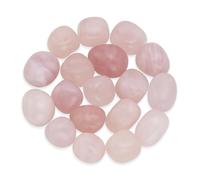Nvzi Piedra de cuarzo rosa natural pulida, 0,2 kg