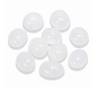 Nvzi Piedras de cristales de cuarzo natural pulidas y lijadas,cristales y piedras curativas de cuarzo a granel para wicca,reiki,energía curativa,piedras de chakra,suministros de brujería(10 piezas)