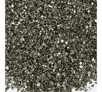 Nvzi Piedras trituradas de cristal de colores irregulares de 100 g, materiales de decoración de uñas, grava brillante para diseño de manicura, oro negruzco