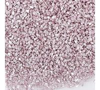 Nvzi Piedras trituradas de cristal de colores irregulares de 100 g, materiales de decoración de uñas, grava brillante para diseño de manicura, color champán
