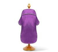Nvzi Pijamas para mascotas para perros y gatos, ropa de dormir de poliéster suave para mascotas, camisetas, XS, 1 pieza, morado