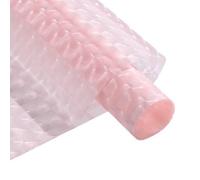 Nvzi regalos, flores, papel de embalaje de caja de regalo, papel de embalaje de ojo de gato ilusión tridimensional de cubitos de hielo, papel de embalaje de flores impermeable (rosa)