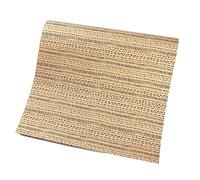 Nvzi regalos, flores, papel de embalaje de caja de regalo, papel de embalaje de papel kraft vintage (color madera natural, irregular)