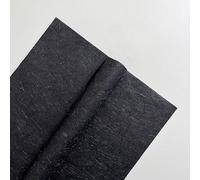 Nvzi regalos, flores, papel de embalaje de caja de regalo, papel de fibra de cáñamo rasgado a mano, papel de embalaje de flores (negro)