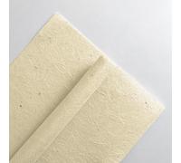Nvzi regalos, flores, papel de embalaje de caja de regalo, papel de fibra de cáñamo rasgado a mano, papel de embalaje de flores (blanquecino)