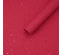 Nvzi regalos, flores, papel de embalaje de caja de regalo, papel de textura de piedra arrugada, papel de embalaje de flores (rojo)