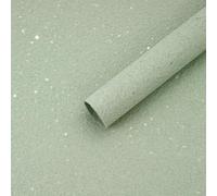 Nvzi regalos, flores, papel de embalaje de caja de regalo, papel de textura de piedra arrugada, papel de embalaje de flores (verde)