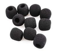 Nvzi Tapa del micrófono, tapa del micrófono esponja, tapa del micrófono, 3 * 2,3 * 0,8 cm, negra-YM, 3*2.3*0.8cm, Negro, ktv