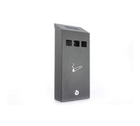 Nw STE-CIG1BK - Esterlina pequeño recipiente de cigarrillos, negro
