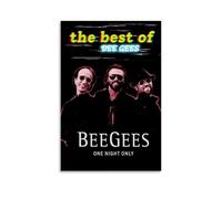 NWFWZP Bee Gees - Póster decorativo de cantantes populares de cantantes legendarios, maestros de la música, arte de pared, pintura decorativa para dormitorio, 20 x 30 cm, estilo sin marco